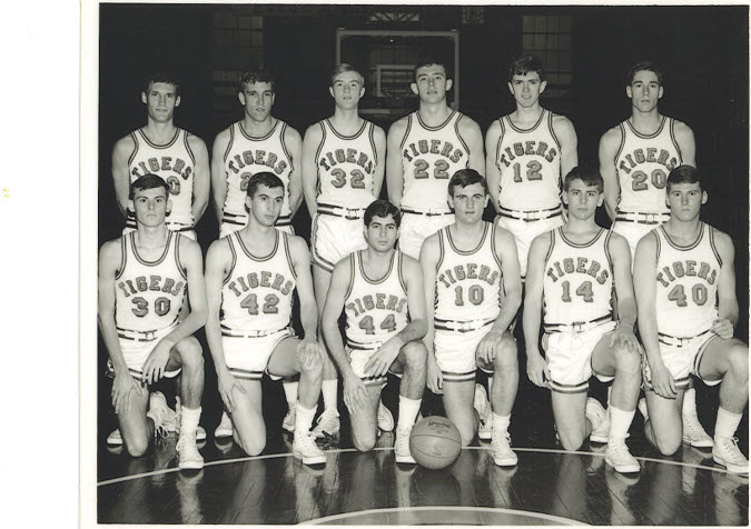 21/64 1965 Clemson Freshmen Basketball Team - John is No. 14