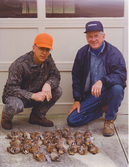 49/64 1993 quail hunt with father