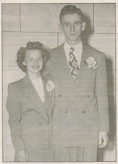 1/64 February 8, 1946 wedding day for Edward and Louise Enslen