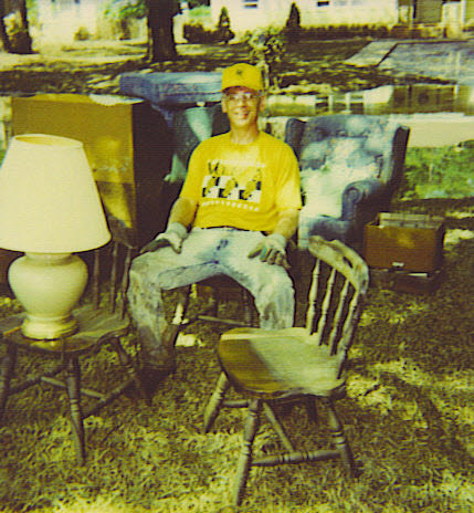 50/64 John at 1994 flood cleanup in Albany
